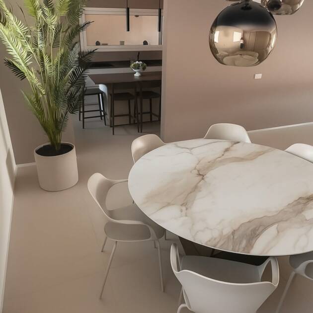 Resina Beige 60x60 cm – Gres porcellanato effetto cemento
